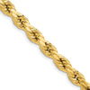 Gold (10K & 14K) Semi-Solid Diamond-Cut Rope Chains