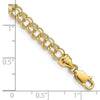 Gold Heavy Double Link Charm Bracelets