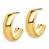 J-Hoop Earrings