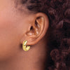J-Hoop Earrings