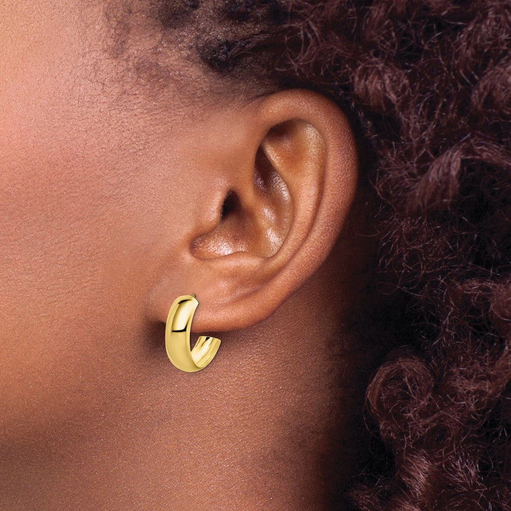 J-Hoop Earrings