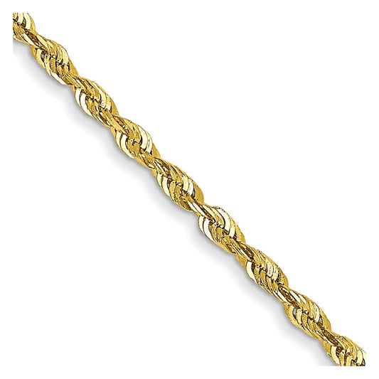Gold (10K & 14K) Ultra Diamond-Cut Rope Chain
