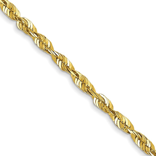 Gold (10K & 14K) Ultra Diamond-Cut Rope Chain