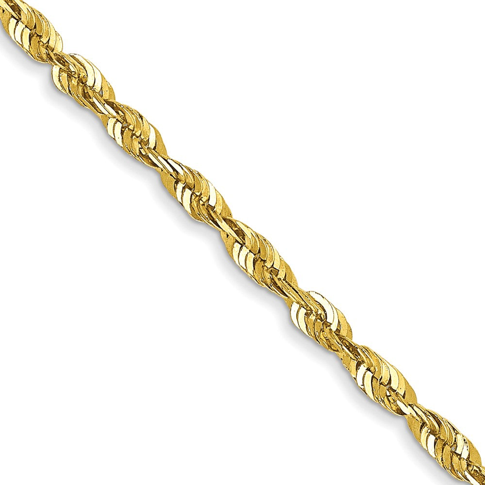 Gold (10K & 14K) Ultra Diamond-Cut Rope Chain