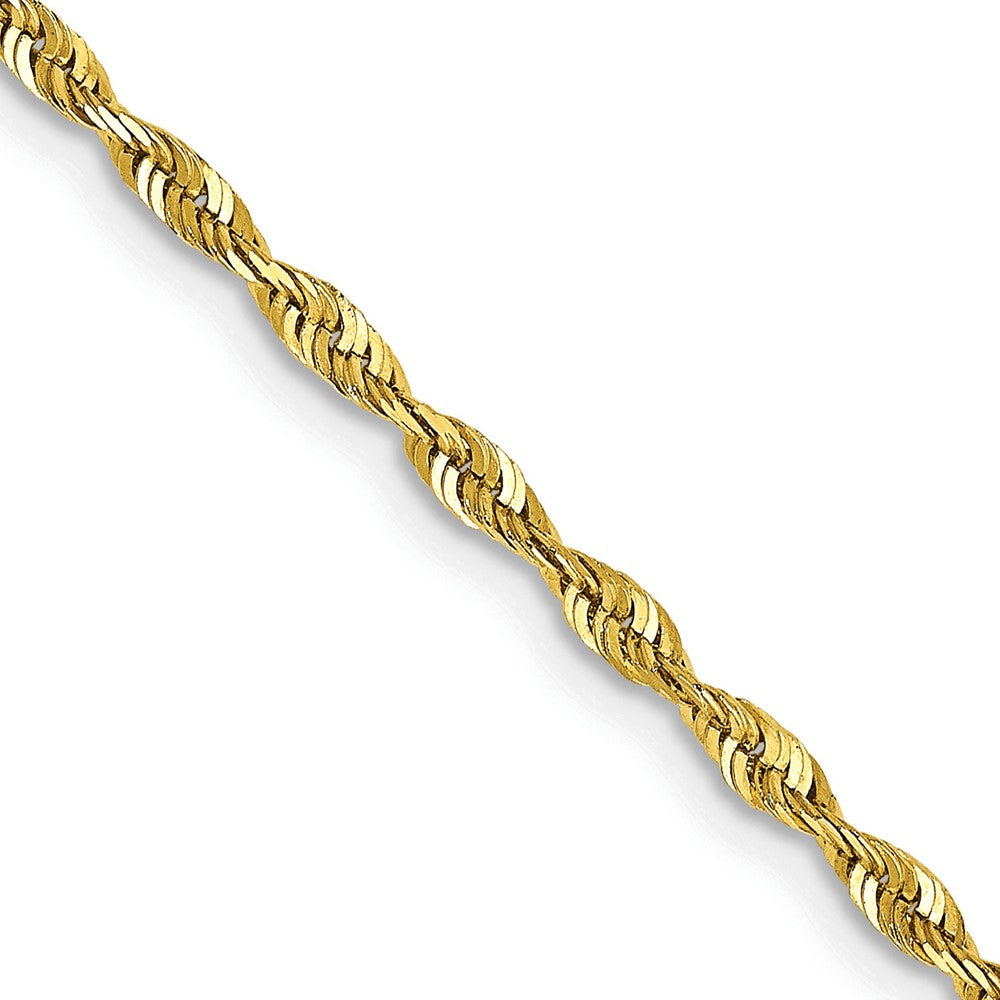 Gold (10K & 14K) Ultra Diamond-Cut Rope Chain