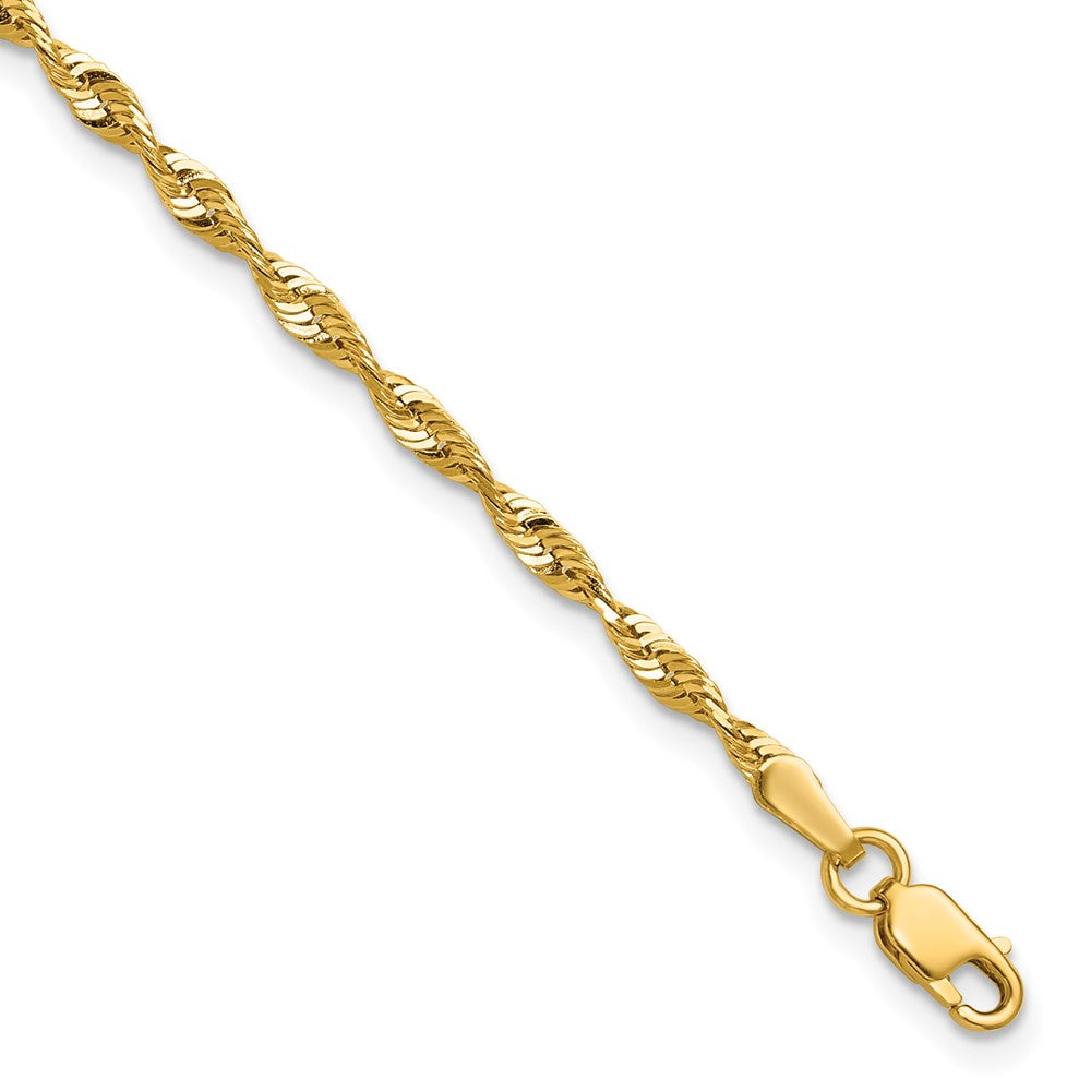 Gold (10K & 14K) Ultra Diamond-Cut Rope Chain