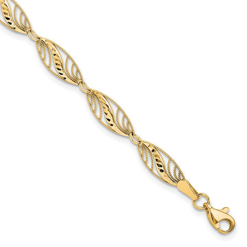 Gold Polished Fancy Bracelets