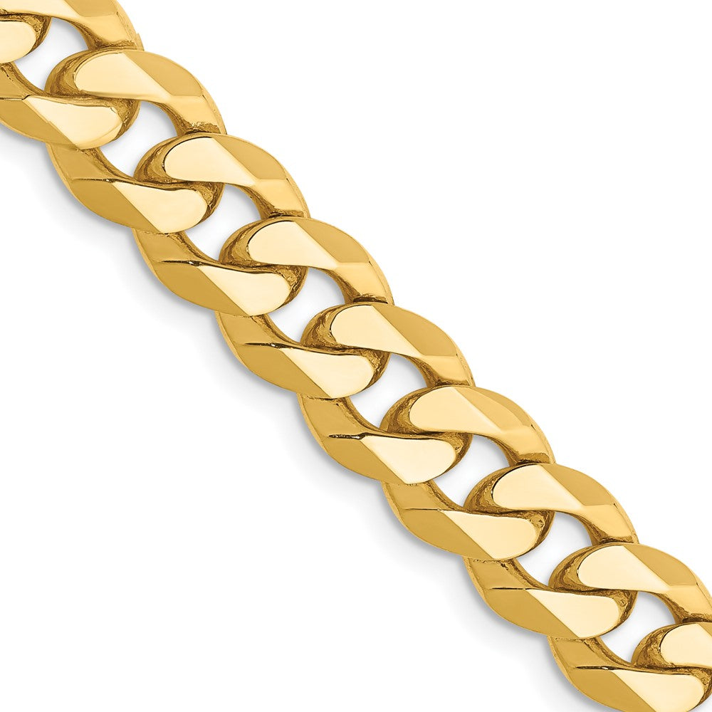 Gold (10K & 14K) Flat Beveled Curb Chains
