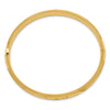 Gold Florentine Engraved Hinged Bangles