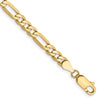 Gold (10K & 14K) Flat Figaro Chain