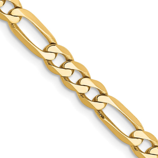 Gold (10K & 14K) Flat Figaro Chain