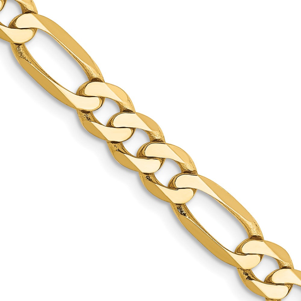 Gold (10K & 14K) Flat Figaro Chain