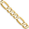 Gold (10K & 14K) Flat Figaro Chain