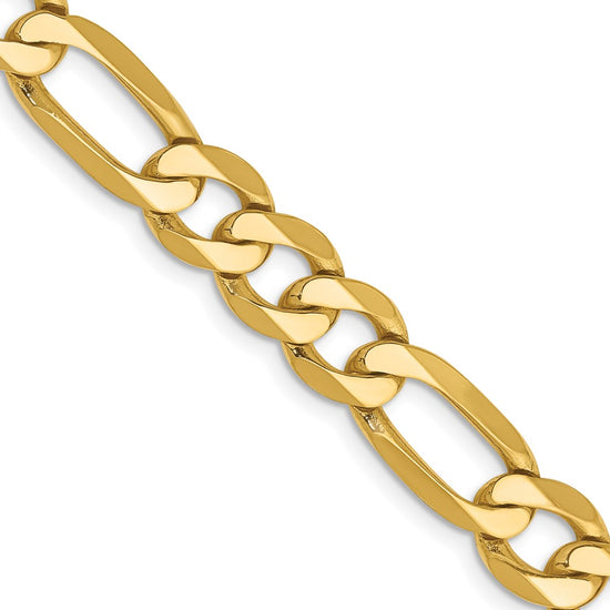 Gold (10K & 14K) Flat Figaro Chain