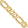 Gold (10K & 14K) Flat Figaro Chain