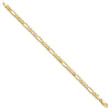 10k 5.25mm Fancy Polished Link Bracelet