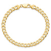 10k 5.8mm Hand-polished Fancy Link Bracelet