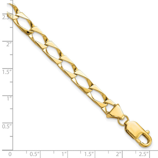 10k Fancy Link Bracelet