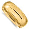 Gold High Polished Hinged Bangles