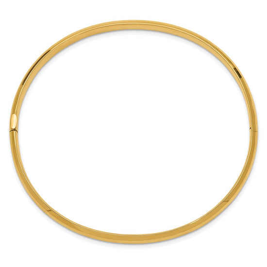 Gold High Polished Hinged Bangles