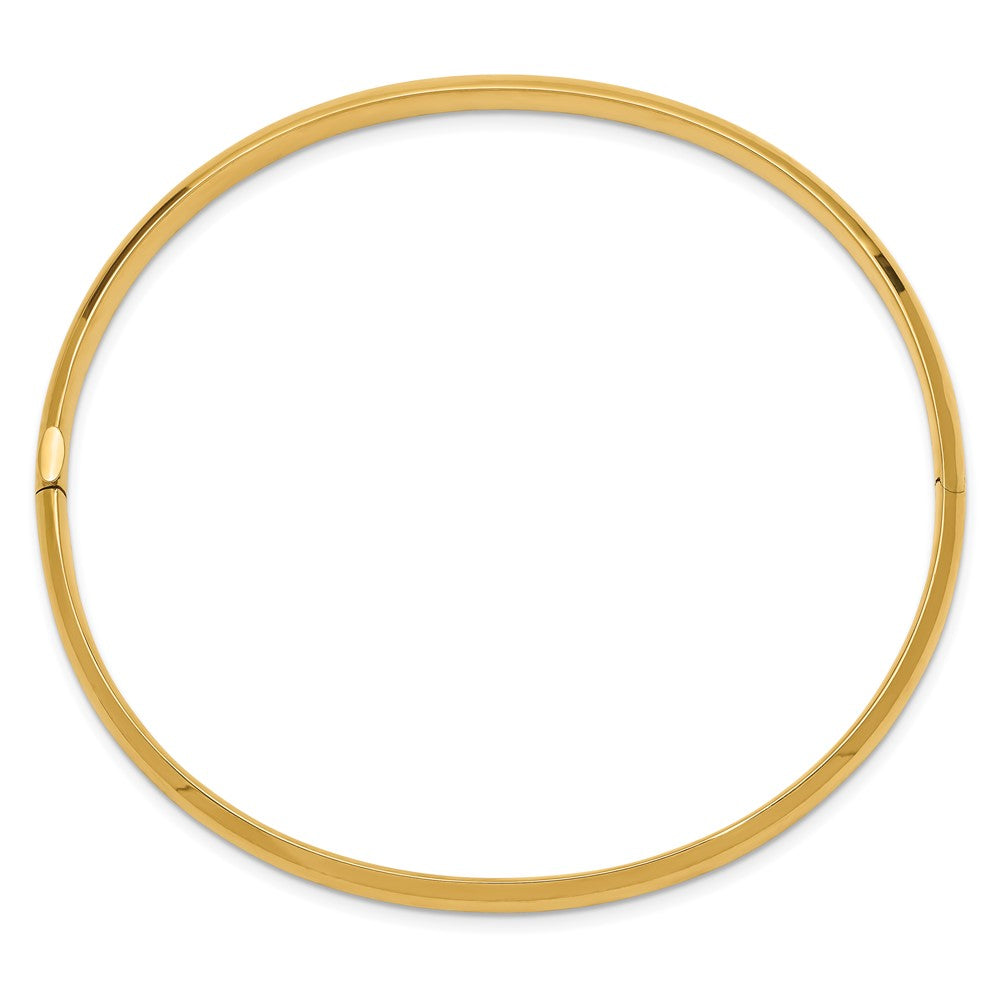 Gold High Polished Hinged Bangles