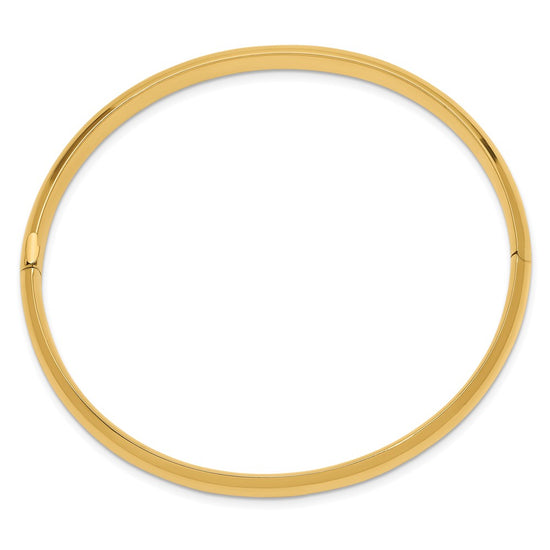 Gold High Polished Hinged Bangles