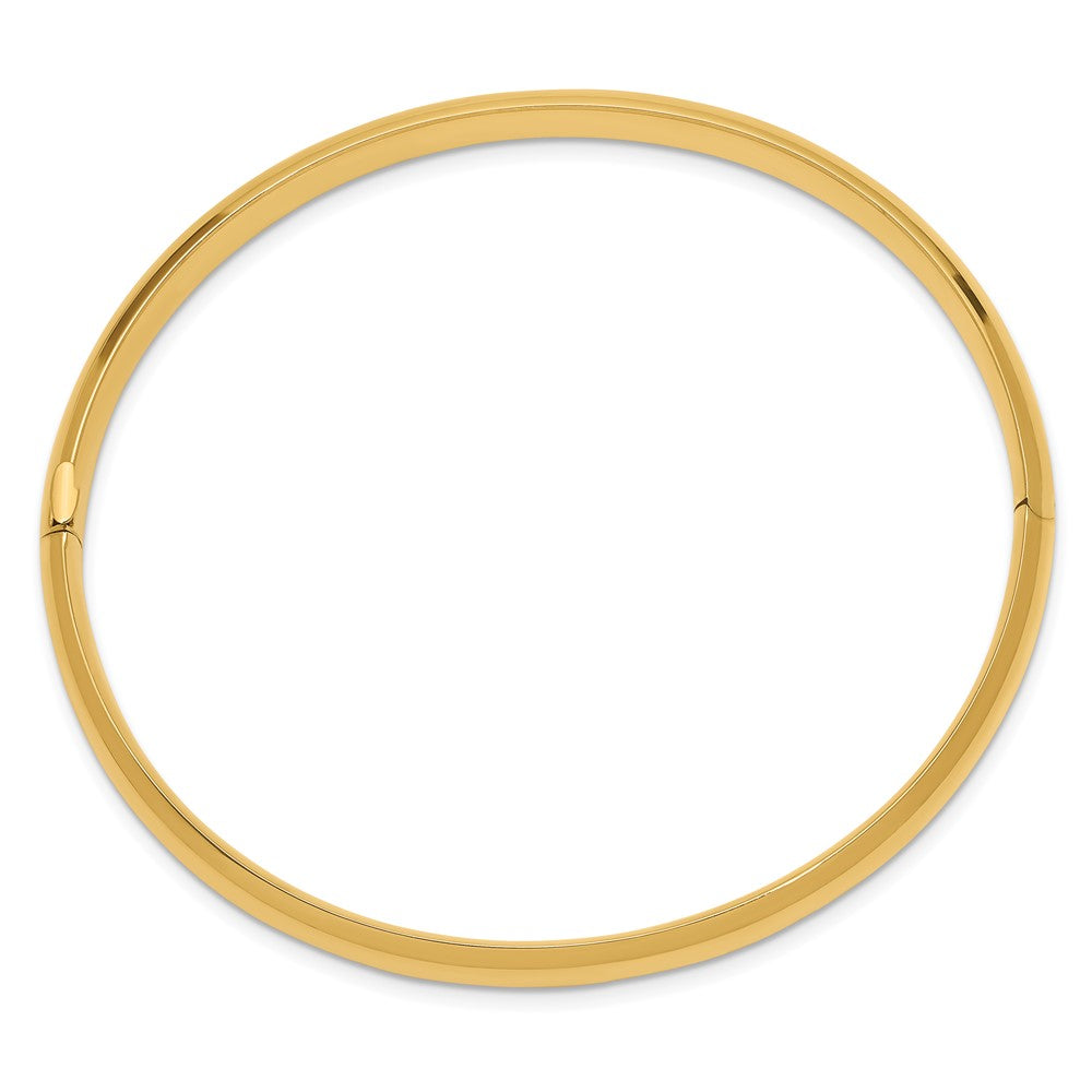 Gold High Polished Hinged Bangles