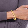 Gold High Polished Hinged Bangles