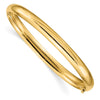 Gold High Polished Hinged Bangles