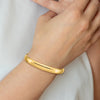 Gold High Polished Hinged Bangles