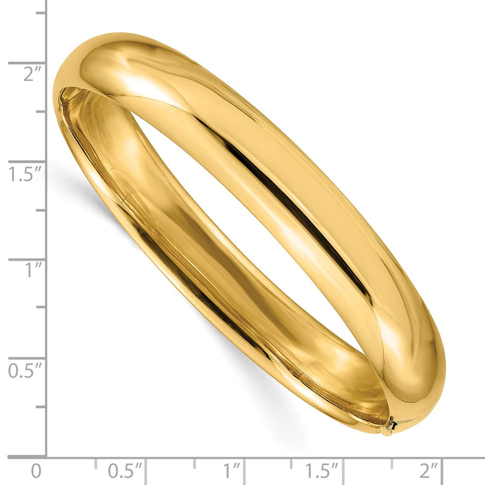 Gold High Polished Hinged Bangles