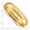 Gold High Polished Hinged Bangles