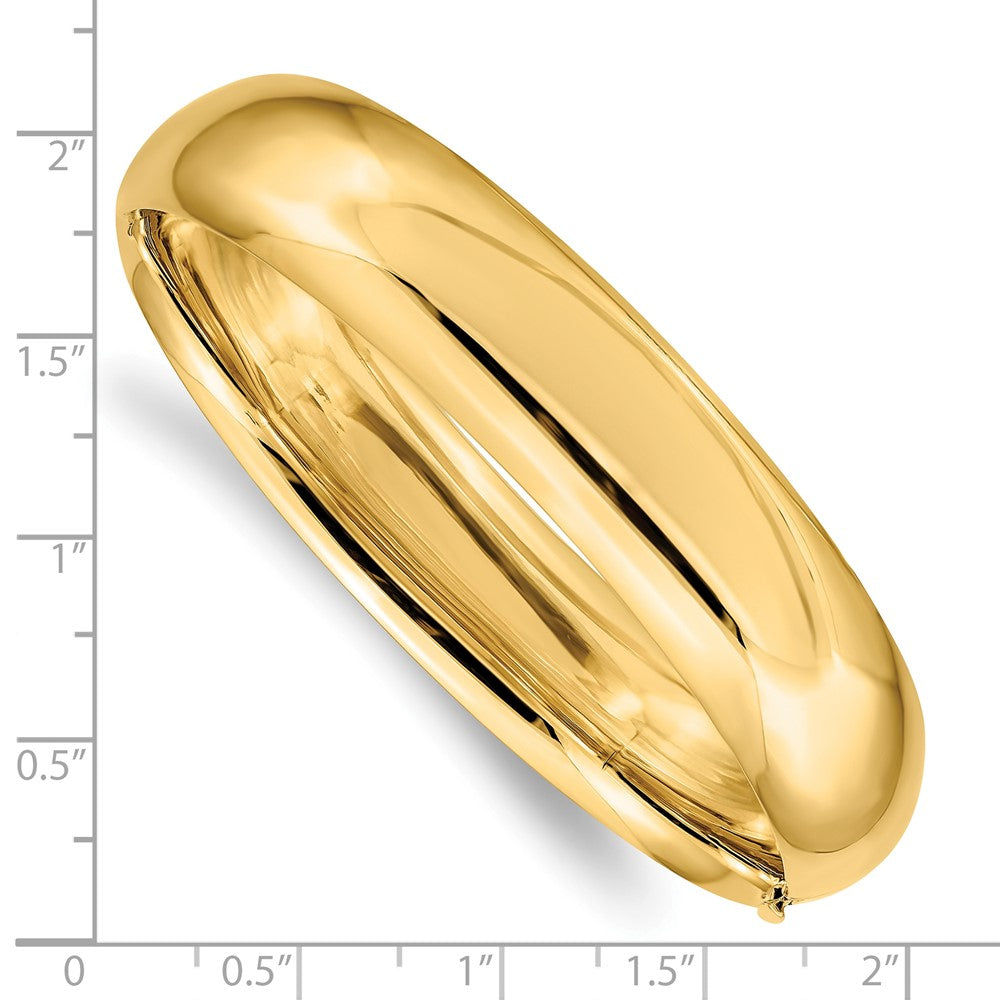 Gold High Polished Hinged Bangles