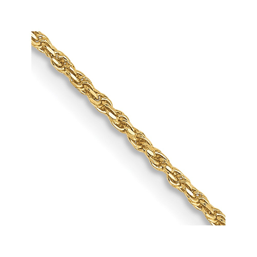 Gold (10K & 14K) Diamond-Cut Machine-Made Rope Chain
