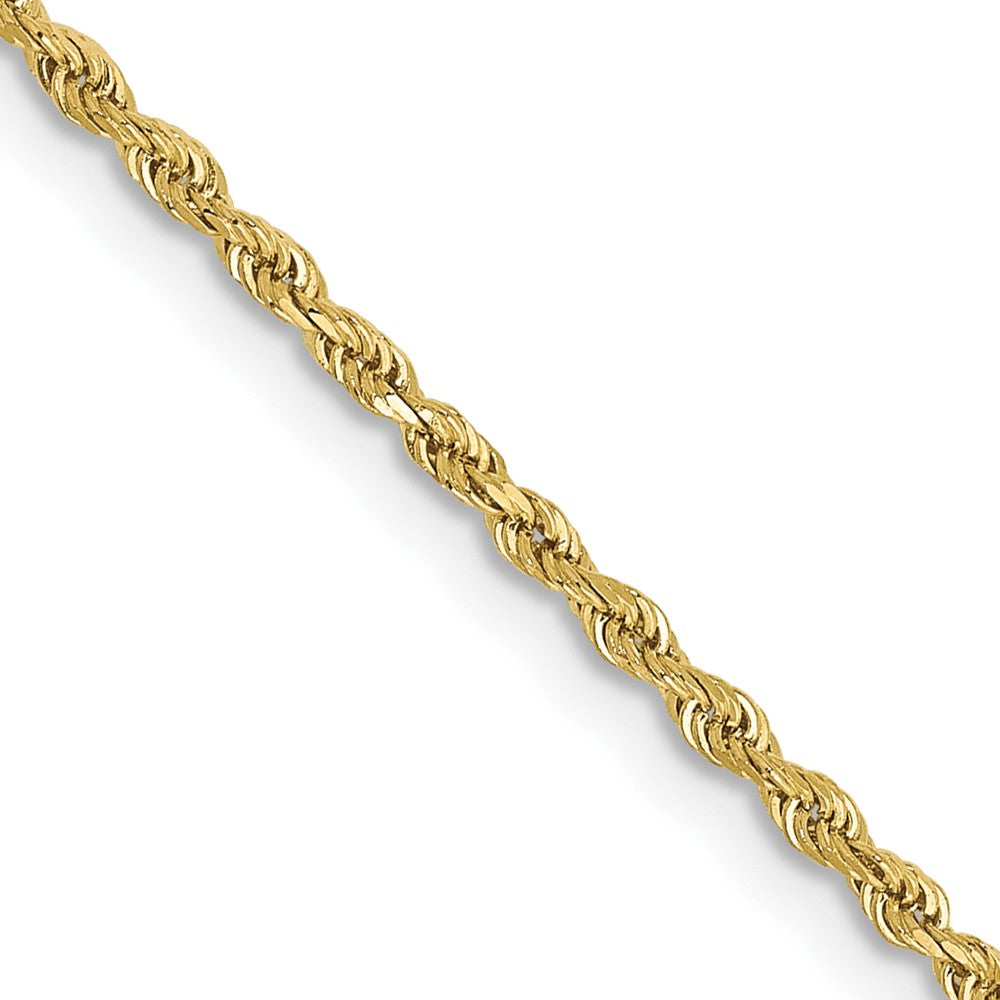 Gold (10K & 14K) Diamond-Cut Rope Chain