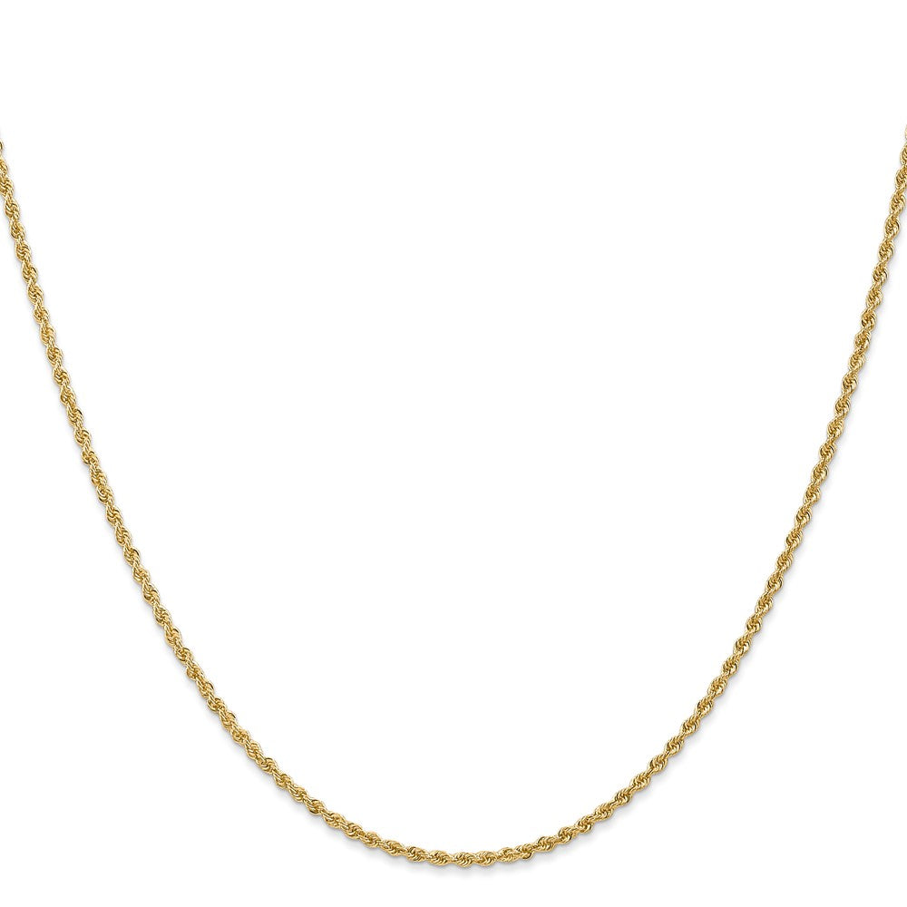 Gold (10K & 14K) Regular Rope Chains — 1.5 mm