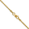 Gold (10K & 14K) Regular Rope Chains — 1.5 mm