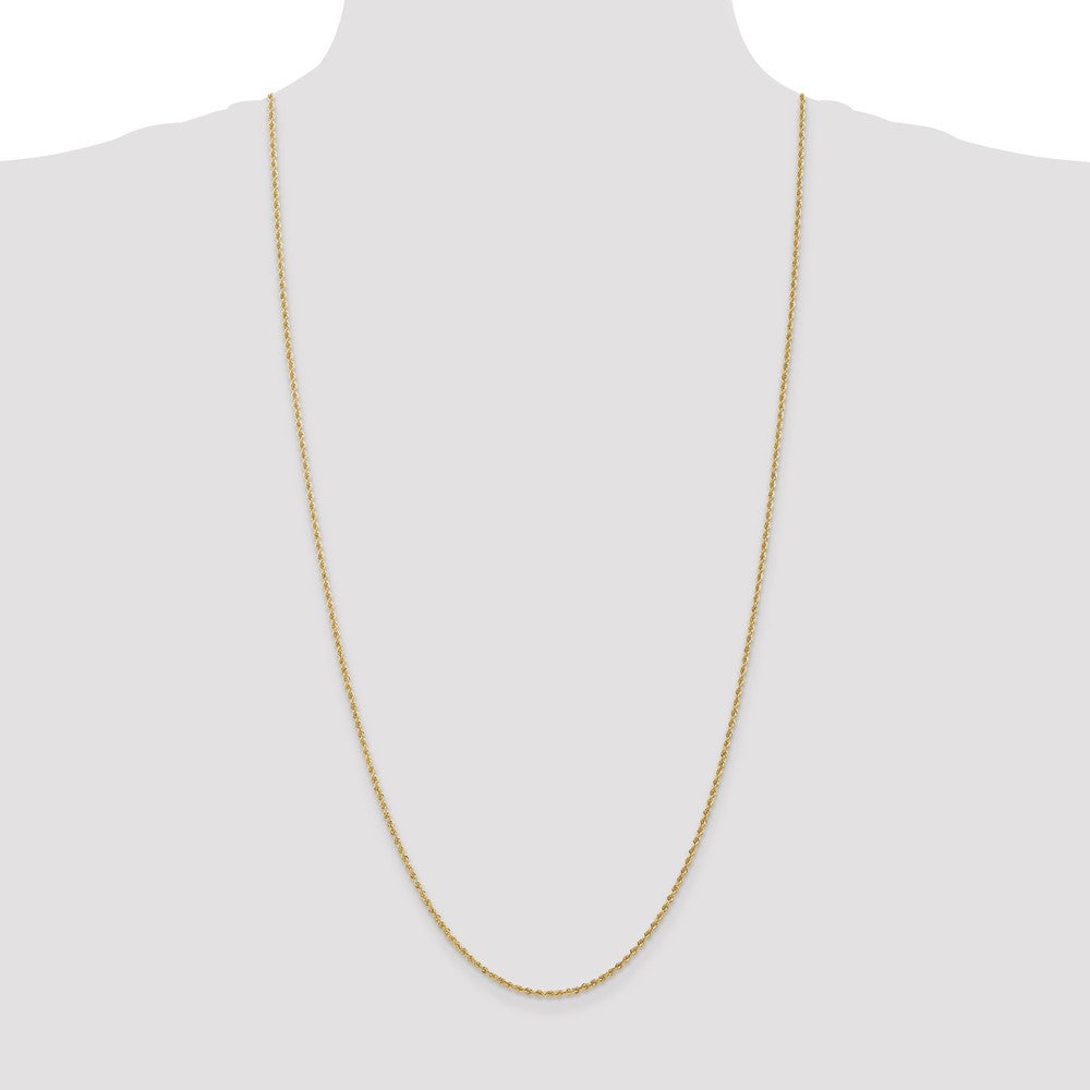 Gold (10K & 14K) Regular Rope Chains — 1.5 mm