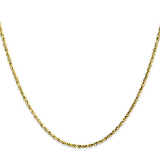 Gold (10K & 14K) Diamond-Cut Rope Chain — 1.75 mm