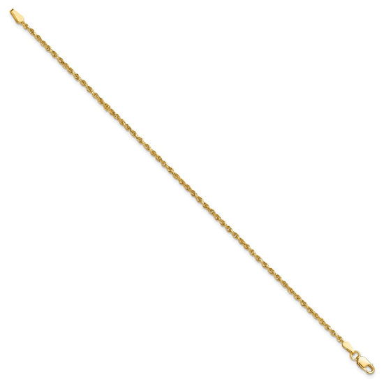 Gold (10K & 14K) Diamond-Cut Rope Chain — 1.75 mm