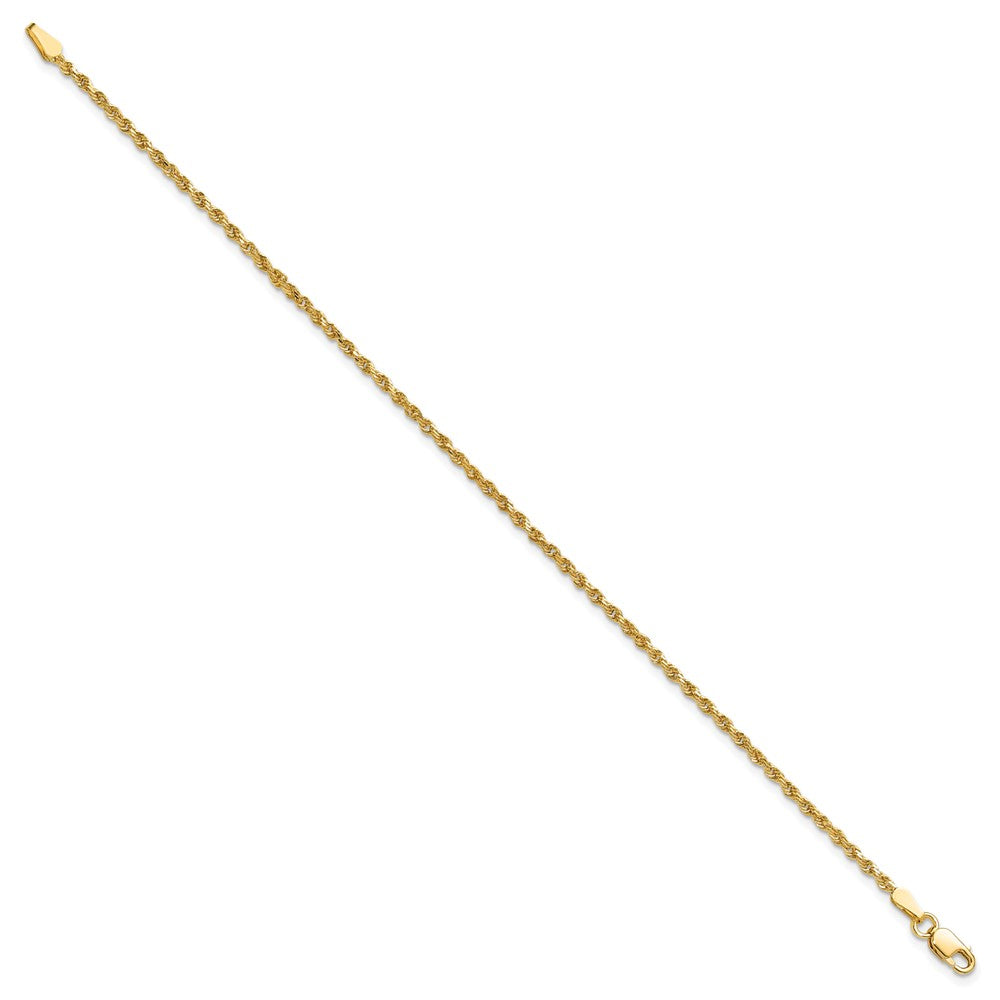 Gold (10K & 14K) Diamond-Cut Rope Chain — 1.75 mm