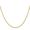 Gold (10K & 14K) Regular Rope Chains — 2 mm