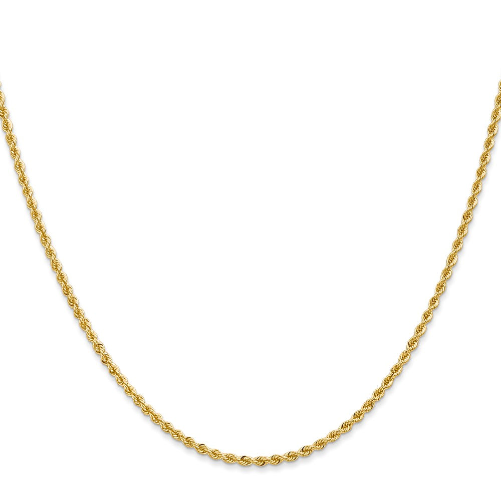 Gold (10K & 14K) Regular Rope Chains — 2 mm