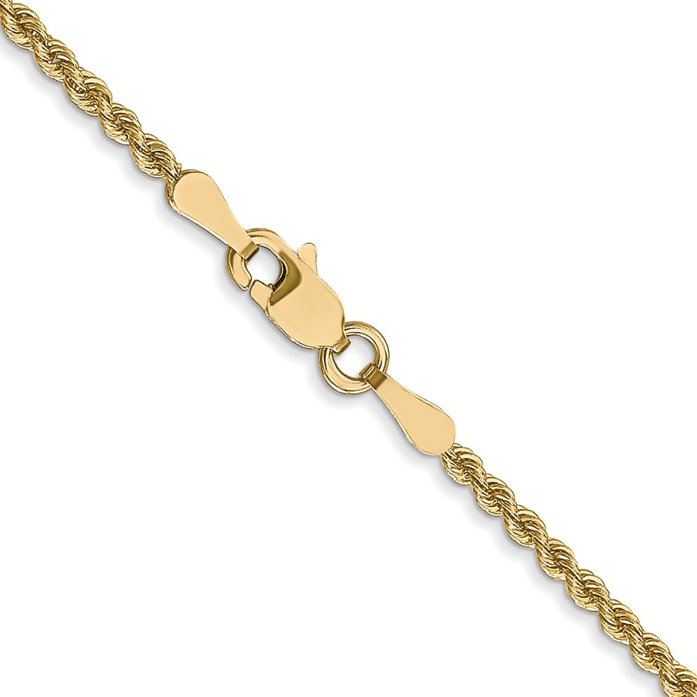 Gold (10K & 14K) Regular Rope Chains — 2 mm