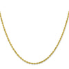 Gold (10K & 14K) Diamond-Cut Rope Chain — 2 mm