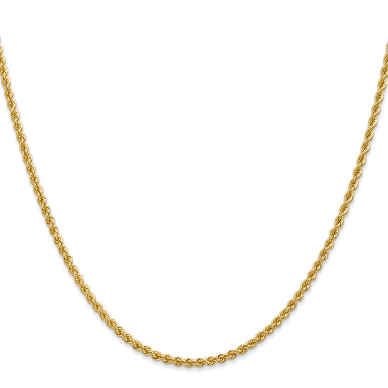 Gold (10K & 14K) Regular Rope Chains — 2.25 mm