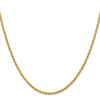 Gold (10K & 14K) Regular Rope Chains — 2.25 mm