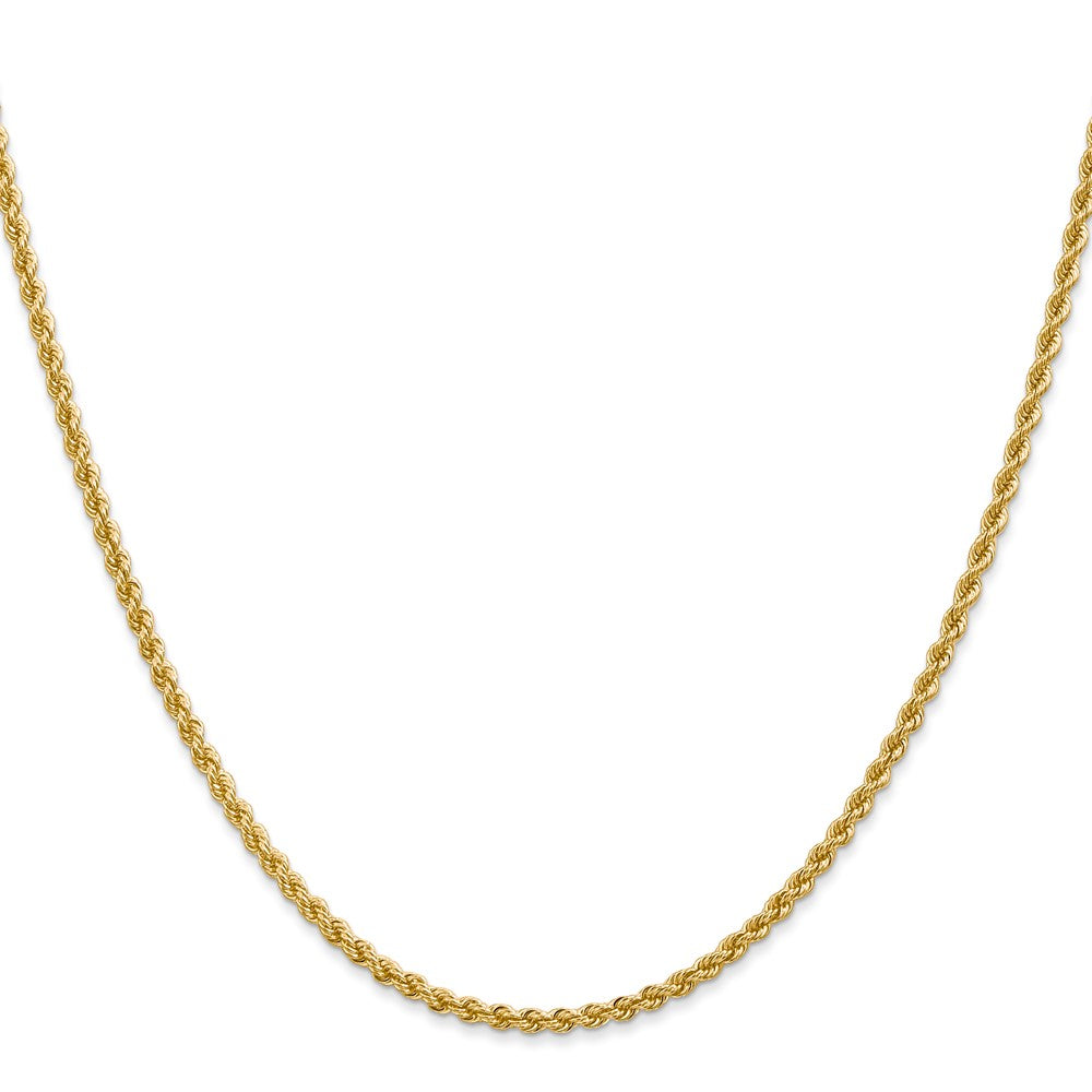 Gold (10K & 14K) Regular Rope Chains — 2.25 mm