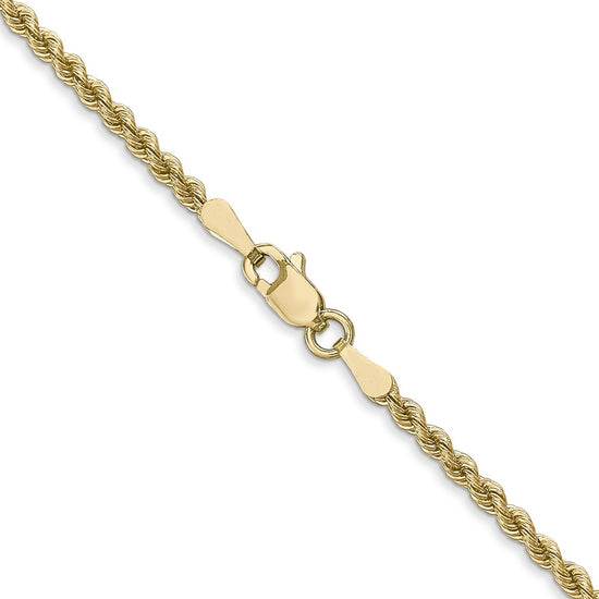 Gold (10K & 14K) Regular Rope Chains — 2.25 mm