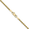 Gold (10K & 14K) Regular Rope Chains — 2.25 mm